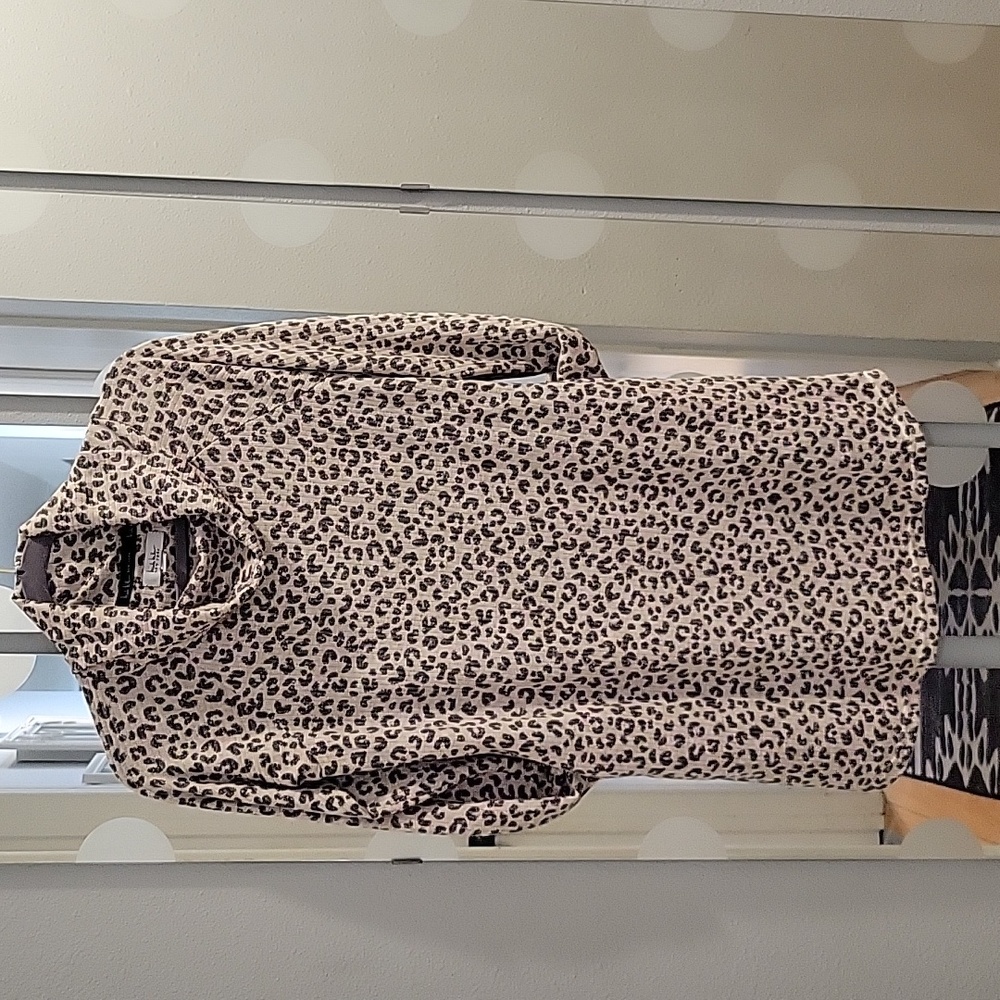 NICOLE MILLER 3/4 SLEEVE SHIRT/OR DRESS WITH SIDE POCKETS